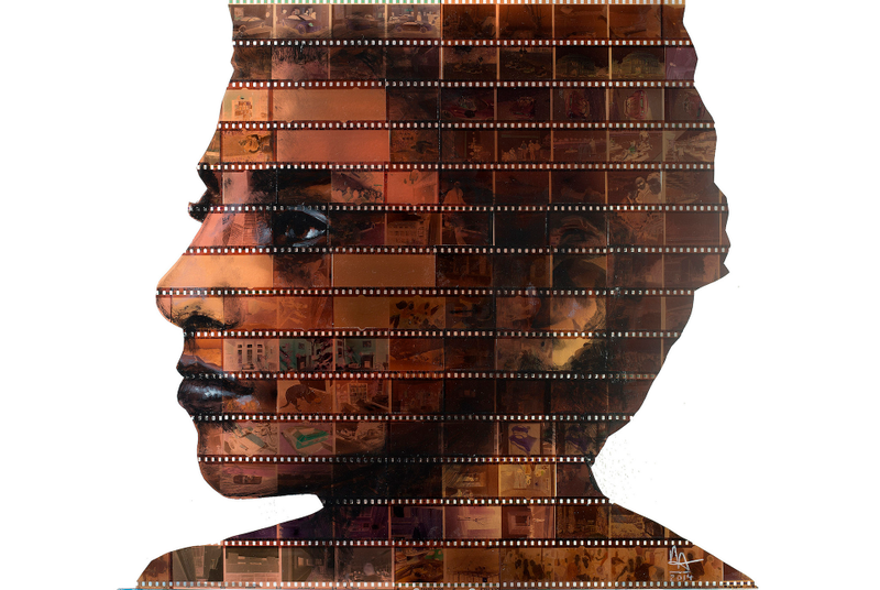 Illustration for article titled Timeless Portraits Created On Obsolete Floppy Disks And Film